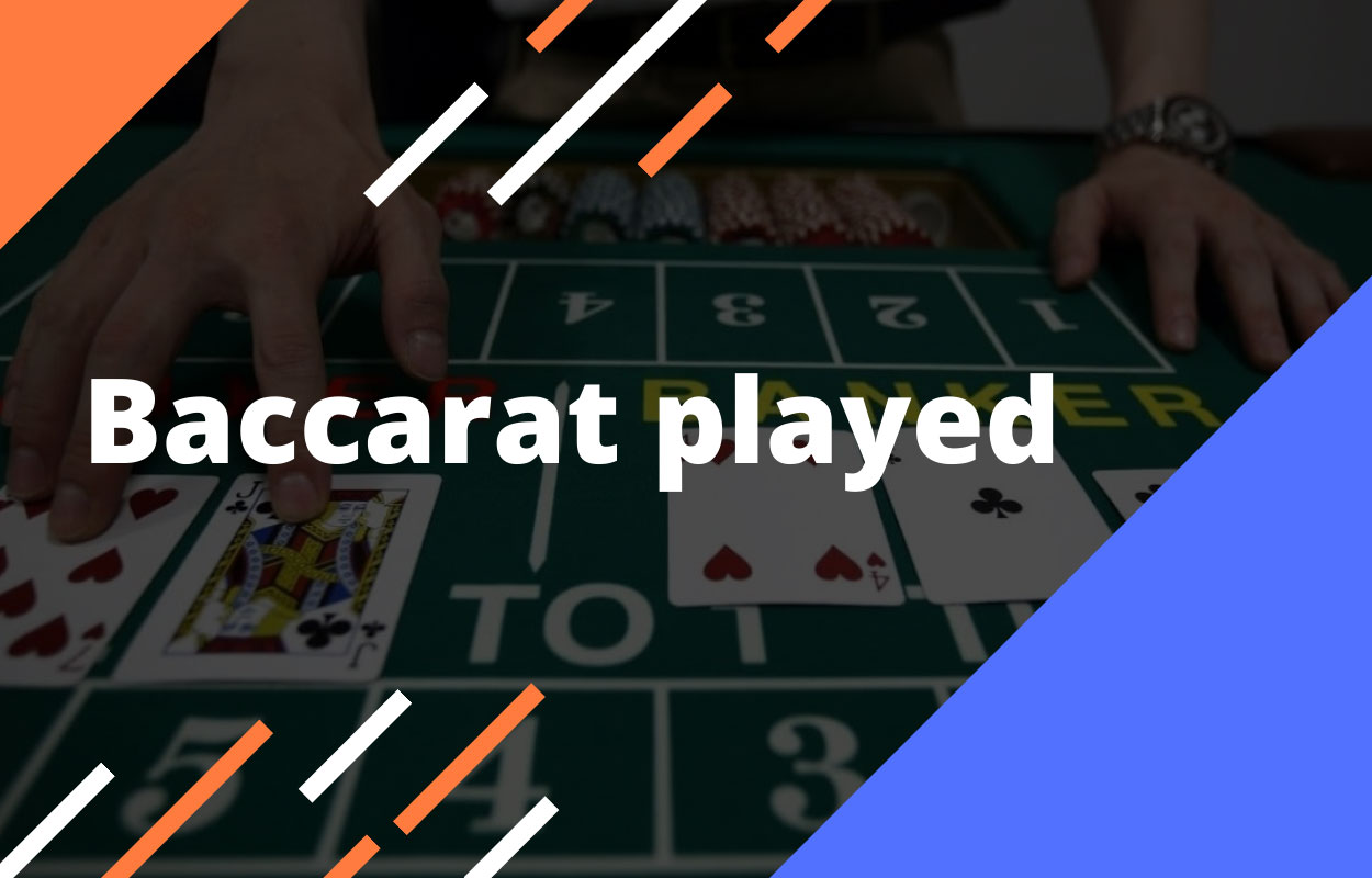 Casino card game Baccarat